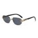 Fashion Square Sunglasses With Diamond-Cut Edges UV400 Protection Glamorous Oversized Sun Glasses Trendy Streetwear Accessory For Driving, Travel_viptrois.com
