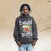 American-style Trendy Brand Hoodie With Gradient Text Print, Loose Fit Men And Women, Suitable For Couples_viptrois.com