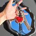 Bag Pendant Heart-shaped Pearl Chain, Keychain, Woven Strap, Woven Rope_viptrois.com