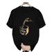 Cross-border Manufacturer's Best-selling Direct Sales Summer New European And American Printed Unisex Short-sleeve_viptrois.com