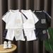 2025 New Children's National Style Embroidery Short Sleeved Shorts Suit Boys Summer Thin Style Casual Two Piece Suit_viptrois.com