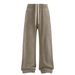 Unisex Heavyweight 430g Cotton Batik Sweatpants – Vintage Washed Terry, Distressed Wide-Leg Joggers_viptrois.com