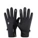 Unisex Outdoor waterproof gloves Ski touch screen winter men's and women's windproof fleece zipper full finger riding warm gloves_viptrois.com