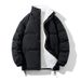 Fleece-Lined Winter Coat – Unisex Oversized Puffer Jacket With Stand Collar (S-3XL) In 5 Colors_viptrois.com