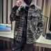 2025 Autumn New Trendy Brand Ruffian Handsome Fried Street Denim Jacket Men's Super Good-looking Slim Ethnic Style Jacket_viptrois.com