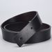 Men's Belt With Toothless Automatic Buckle Flat Belt With Fine Grain Buckle 94 Grain Belt Without Head_viptrois.com