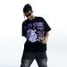 Spring And Autumn New American Street Graffiti Skull 315G Thick Trendy Brand T-Shirt For Men_viptrois.com