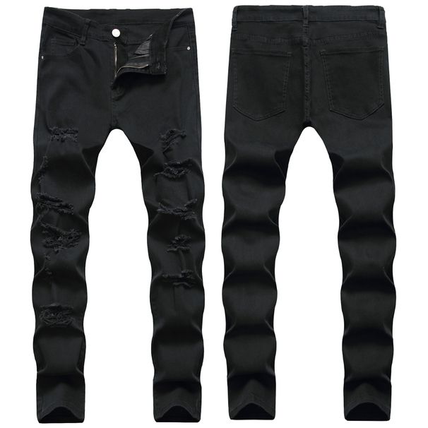 Men's Clothing Denim Foreign Trade Men's Jeans Long Men Jeans_viptrois.com