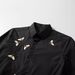Men's Clothing Men's Slim Fit Cotton Shirt Short Sleeved Fashion Trendy Honey Embroidered Casual Clothing For Formal & Casual_viptrois.com