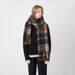 New European And American Foreign Trade French Classic Retro Imitation Cashmere Plaid Scarf Women's Winter Warm Fringed Scarf_viptrois.com