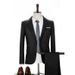 Men's Clothing Men's Suits Four Seasons New Business Professional Formal Wear Groom Best Man Solid Color Two Piece Suit For Men_viptrois.com