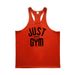 JUST GYM Men's Cotton Fitness Vest American I-shaped Back Slim Training Clothing Cross-border Popular Tide_viptrois.com