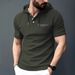 Men's Clothing Summer Fast Sale Shirt Hooded Men's Casual Sports Polo Shirt_viptrois.com