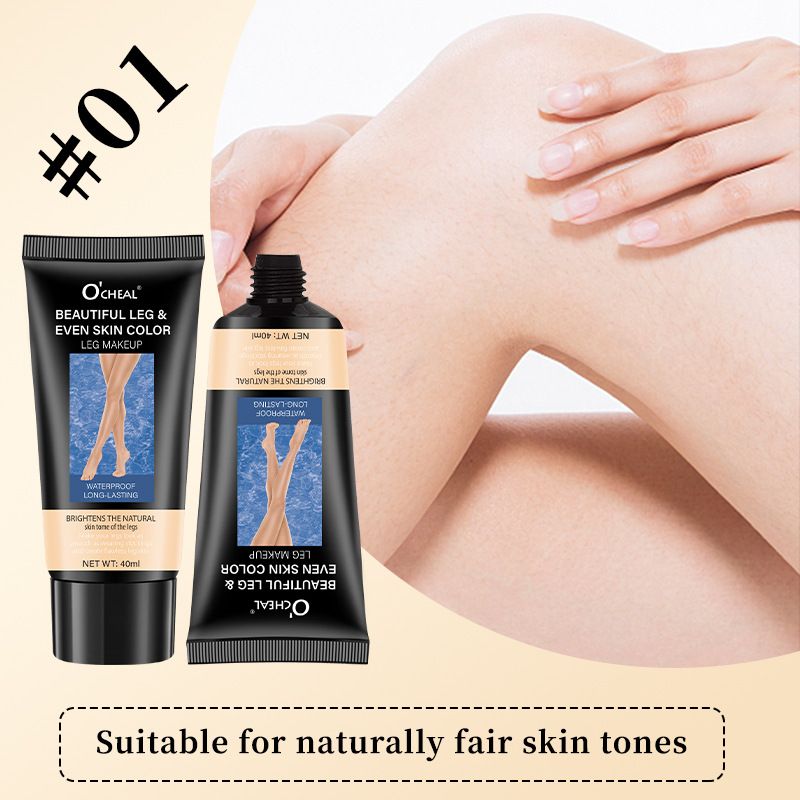 OCHEAL Concealer Leg Cream 40g Waterproof Even Skin Tone Beauty Black Stockings Cream Leg Care Beauty Milk, Say Goodbye To Dryness And Dullness,_viptrois.com