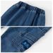 XUANMU 2-10 Years Boys Denim Pants Solid Blue Baby Long Pants Loose Kids Jeans Casual Pants Boys Straight Daily Cargo Trousers XB055_viptrois.com