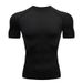 Men's Clothing T Shirts Thin High Elastic Breathable Quick Drying Clothes Basketball Bottoming Clothes Track And Field Training Fitness Tops_viptrois.com