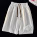Men's Textured Ice Silk Shorts for New Summer Style Quick Drying Five Point Pants Trendy Loose Fitting Sports Casual Wear_viptrois.com