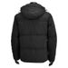 Men's Clothing Men's Winter Hooded Padded Jacket - Loose Fit Casual Coat With Multiple Pockets, Polyester Fill, Black/Dark Green/Khaki Options_viptrois.com