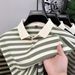 Men's Clothing Short Sleeved Shirt High End Lapel Shirt Loose Large Size Versatile Tops Men_viptrois.com