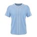 Men's Short-Sleeved Sports Baseball Shirt Thermal Transfer Quick-Drying Cardigan Baseball Jacket Short-Sleeved Outdoor Sportswear _viptrois.com