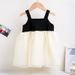 Baby clothes girls summer dress 2023 new children's dresses summer baby sleeveless splicing halter princess skirt_viptrois.com