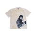 Oversized Loose Short-Sleeved T-Shirt 250g Heavyweight Pure Cotton Kuriyama Chiaki Print Unisex Style 24ss Men And Women Top_viptrois.com