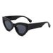 Retro Cat Eye Polygonal Sunglasses For Women Square Frame Ins High End Sunglasses Beach Fashion Sun Protection Glasses_viptrois.com