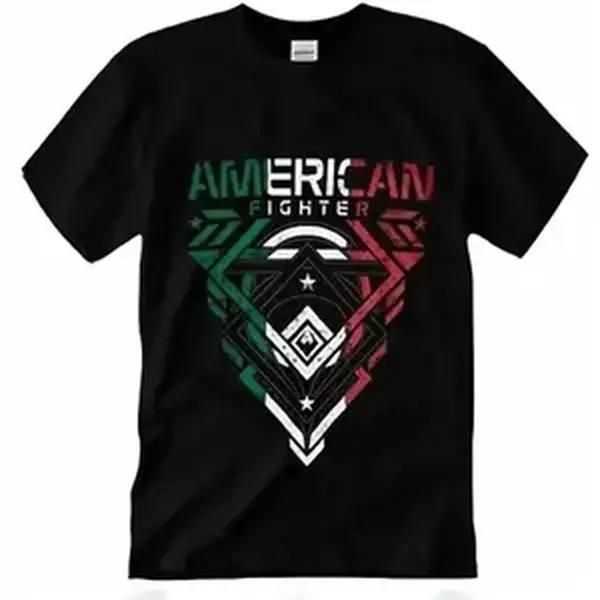 Camiseta Unisex American Fighter Kendleton, Gráfica Clásica De Algodón, Ropa Casual Diaria, Camiseta Unisex, Suave Y_viptrois.com