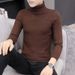 Loom Factory Wholesale Foreign Trade Men's Knitted Sweater Autumn Winter New European And American High Neck Solid_viptrois.com