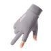 Cycling Gloves Ice Silk Gloves Men's Summer Leaking Two Fingers Takeaway Cycling Driving Outdoor Sun Protection Thin Gloves_viptrois.com