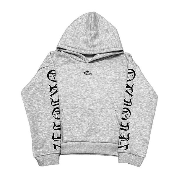 "Unisex Oversized Hoodie With Letter Print - Trendy Streetwear Pullover For Men & Women"_viptrois.com
