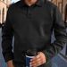 Spring And Autumn Fast Sale Polo Shirt Ribbed Collar Men's Casual Sports Polo Shirt_viptrois.com