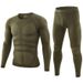 Men's Clothing Outdoor Sports Functional Compression Thermal Underwear Suit Field Skiing Moisture Wicking Men's Fitness Underwear_viptrois.com