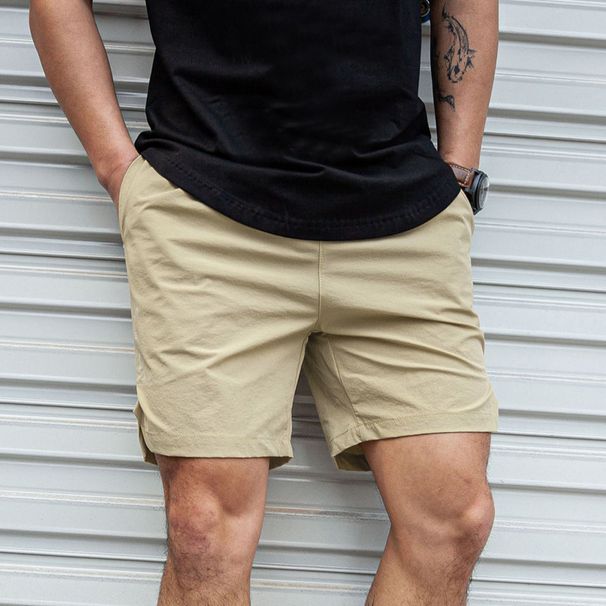 Multi-Terrain Training Shorts - 85.5% Nylon Quick-Dry Hybrid For Gym & Street (5-Inch Inseam, Moisture-Wicking, Unisex Colors)_viptrois.com