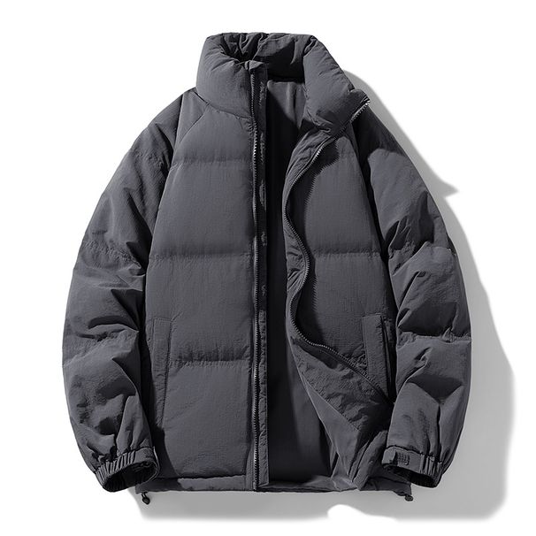 Men's Trendy Cropped Puffer Jacket – 85% White Duck Down (600+ Fill Power, Waterproof, 6 Sizes, Streetwear Style)_viptrois.com