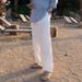 Men's Clothing Linen Trousers Men New Summer Cotton And Linen Trousers Thin Drape Wide Leg Loose Versatile Straight Casual Trousers_viptrois.com