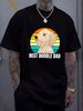 Inktastic Best Doodle Dad T-Shirt Fathers Day Dog Goldendoodle Labradoodle Lover Unisex Stylish Soft Streetwear Breathable Slightly Graphic_viptrois.com