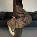 Men's Clothing Retro Distressed Washed Multi Pocket Workwear Jeans For Women Street Style Loose Casual Pants_viptrois.com