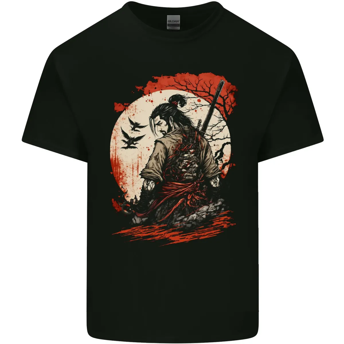 Ronins Disgrace Samurai Warrior Kenjutsu T-Shirt Mens Womens Tees Top Childrens_viptrois.com
