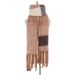 Unisex Autumn and winter circle sand coarse tassels large grid horizontal plaid scarf shawl collar_viptrois.com