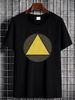 Triangle Circle T-Shirt David Legion Haller Symbol Logo Sign Game Games Gaming Designer Clothes Stretched Top For Everyday Wear Versatile Slightly_viptrois.com