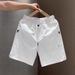 Men's Clothing Men's Summer Quick Drying Sports Shorts Trendy Casual Striped Patchwork Outerwear And Beachwear Suitable_viptrois.com