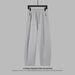 Men's Clothing Wide-Leg Jogger Pants - Spring Casual Trousers With Curved Hem - Heavyweight Cotton Blend Relaxed Fit Sweatpants_viptrois.com