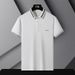 popular Casual Collared Polo Shirt For Men, Versatile Business Workwear, New Spring/summer Loose-fitting Solid_viptrois.com