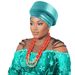 Women's Scarves African Traditional West African Nigerian Muslim Black Head Cover Hat Casual Hijab Hat_viptrois.com