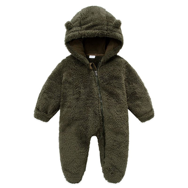 Baby clothing Baby plus fleece onesie baby climbing clothes Ha clothes_viptrois.com