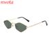 New Polygonal Sunglasses High End Ins Small Frame Design Metal Trend Sunglasses T1280_viptrois.com
