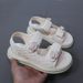 Mother & Kids Children's Shoes Summer New Style Girls Flower Accessories Simple Daily Casual Sandals Versatile Open Toe Beach Shoes Slippers_viptrois.com
