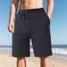 Men's Clothing Men's Summer Heavyweight Light Luxury Double Line Jacquard Leisure Sports Loose Trendy Beach Shorts_viptrois.com