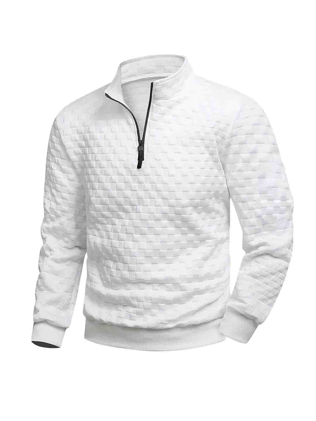 Men's Casual Streetwear Pullover Sweatshirt - Lightweight Breathable Polyester Comfort Fit For Spring & Fall_viptrois.com